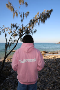 Pastel Pink Beach Hood