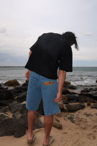 Blue Star Jorts