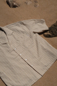 Sand Check Button Up
